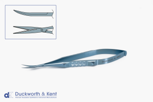 Westcott Tenotomy Scissors 110mm (4.5) - Curved Rounded Tips